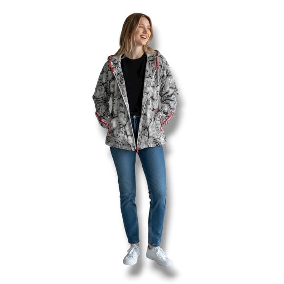 Sharon Young 90s Vintage Retro hooded jacket windbreaker - Picture 1 of 12